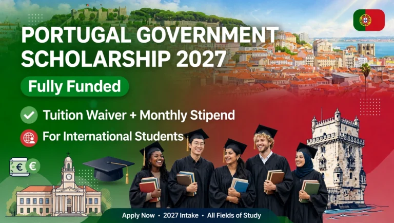 Portugal Government Scholarships 2027 Fully Funded